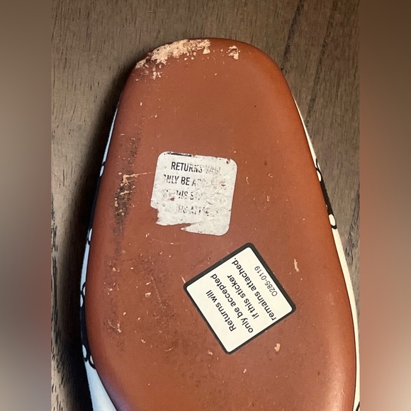 ALAIA PARIS WOMEN'S 38.5 BLACK & WHITE BALLERINA BALLET FLATS - Picture 15 of 16